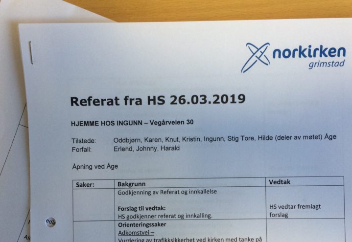 Nytt fra styret