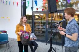 Ettåring, Ina Remman, ble takket av på F13s Sommerfest