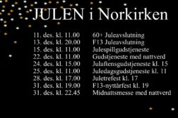 Julen i Norkirken Grimstad